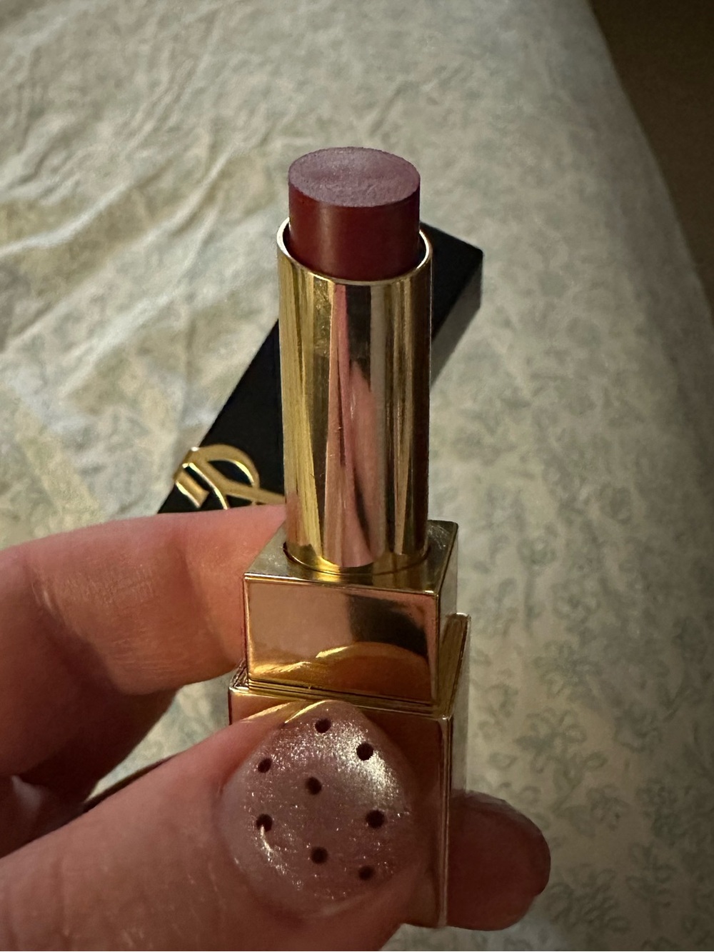 Yves Saint Laurent 1971 Lipstick in Gold Case